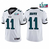 Men & Women & Youth Philadelphia Eagles #11 A.J. Brown White Super Bowl LVII Patch Vapor Untouchable Limited Stitched Jersey,baseball caps,new era cap wholesale,wholesale hats
